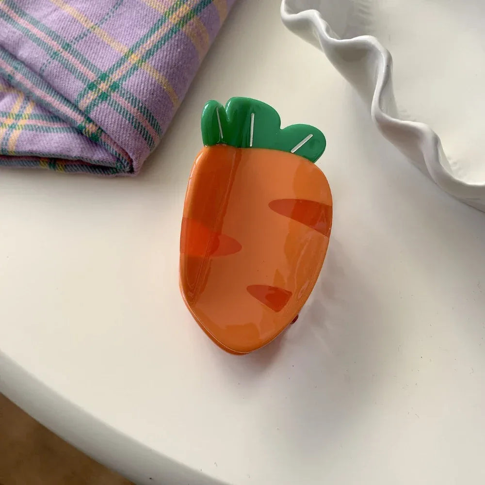 Large fruit and veggie hair claw clip - View 12 | TEVQA