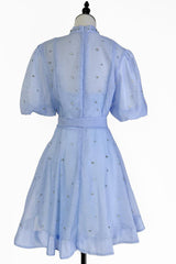 Caroline Floral Print Mini Dress