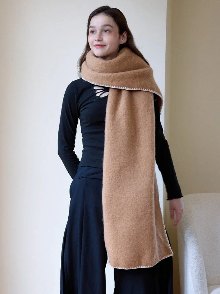 Plush Whipstitch Scarf - View 12 | TEVQA