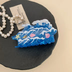 Whimsical Nature Acetate Hair Claw Clip - 3.4 Inch Artistic Animal & Scenery Clips - TEVQA
