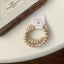 Plush knit hair tie 2-pack set in various checkered patterns - View 6 | TEVQA