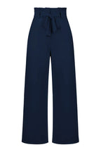 Belted wide leg crepe trousers - View 34 | TEVQA
