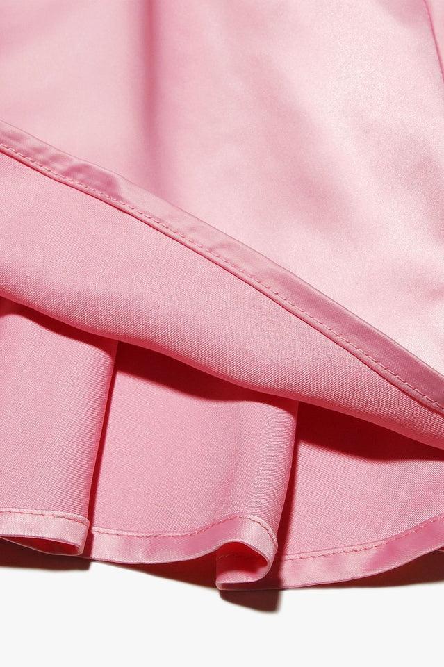 Emmeliette Satin Mini Dress - View 19 | TEVQA