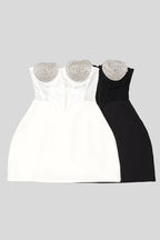 Crystal Heart Strapless Fit and Flare Dress - View 25 | TEVQA