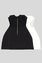 Crystal Heart Strapless Fit and Flare Dress - View 26 | TEVQA