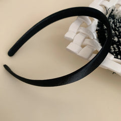 Classic Slim Satin Headband - 0.6 Inch Minimalist Style
