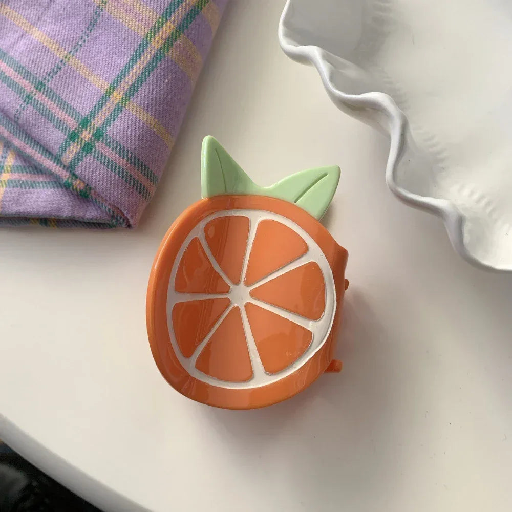 Large fruit and veggie hair claw clip - View 10 | TEVQA