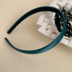 Classic Slim Satin Headband - 0.6 Inch Minimalist Style