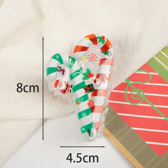 Large Festive Hair Claw Clip - View 8 | TEVQA