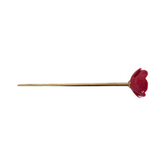 French Acetate Flower Hair Stick (5.9 Inch) - TEVQA