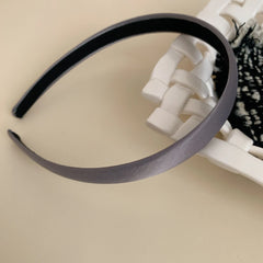 Classic Slim Satin Headband - 0.6 Inch Minimalist Style