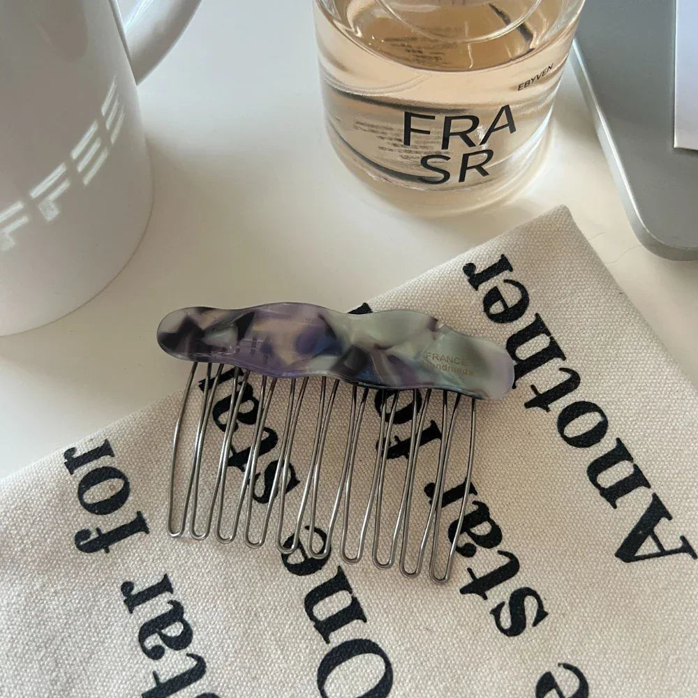 Acetate French Hair Comb - View 7 | TEVQA
