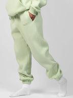 Comfortable fleece joggers with elastic waistband - View 35 | TEVQA