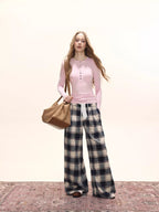 Women's Ribbed Knit Henley Long Sleeve Top Slim Fit