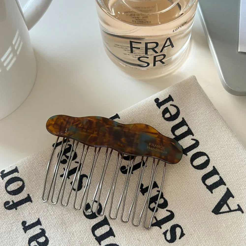 Acetate French Hair Comb - View 9 | TEVQA