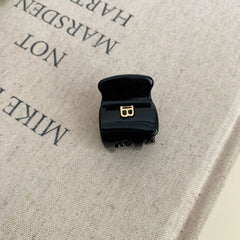 "B" Monogram Acetate Hair Claw Clip (2 Sizes)