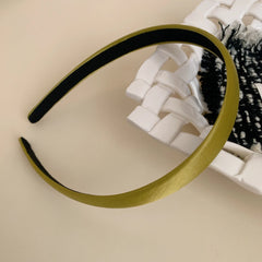Classic Slim Satin Headband - 0.6 Inch Minimalist Style