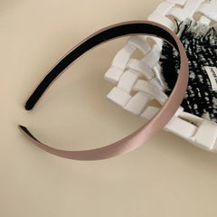 Classic Slim Satin Headband - 0.6 Inch Minimalist Style