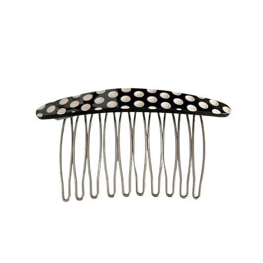 Curved Acetate French Hair Comb - 3.3 Inch