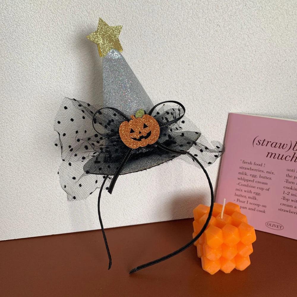 Glitter mini witch hat headband - View 15 | TEVQA