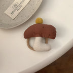 Whimsical Padded Charm Hair Tie - Cute Knit Elastic for Girls - TEVQA