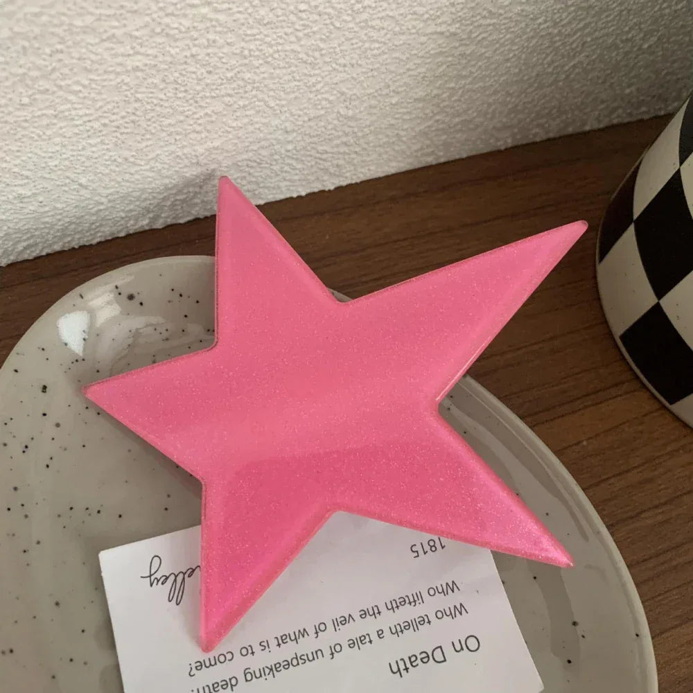 Oversized star hair barrette made from acetate - View 16 | TEVQA