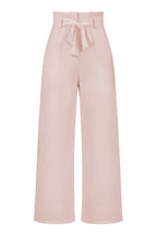 Belted wide leg crepe trousers - View 38 | TEVQA