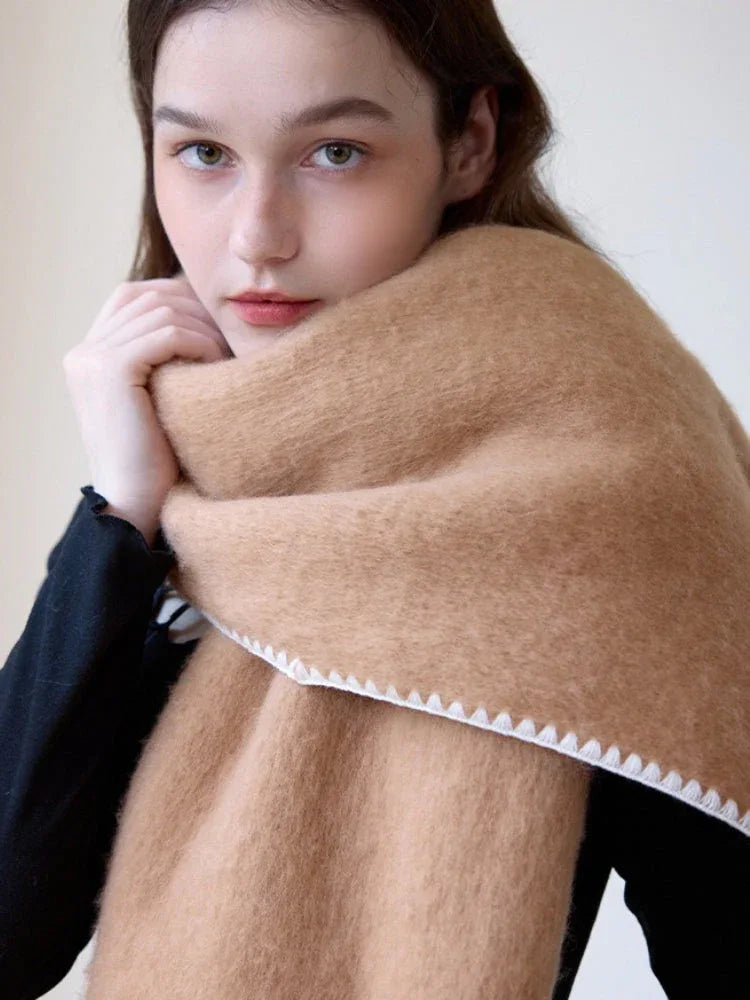 Plush Whipstitch Scarf - View 14 | TEVQA