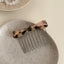 Acetate bow hair comb - View 6 | TEVQA