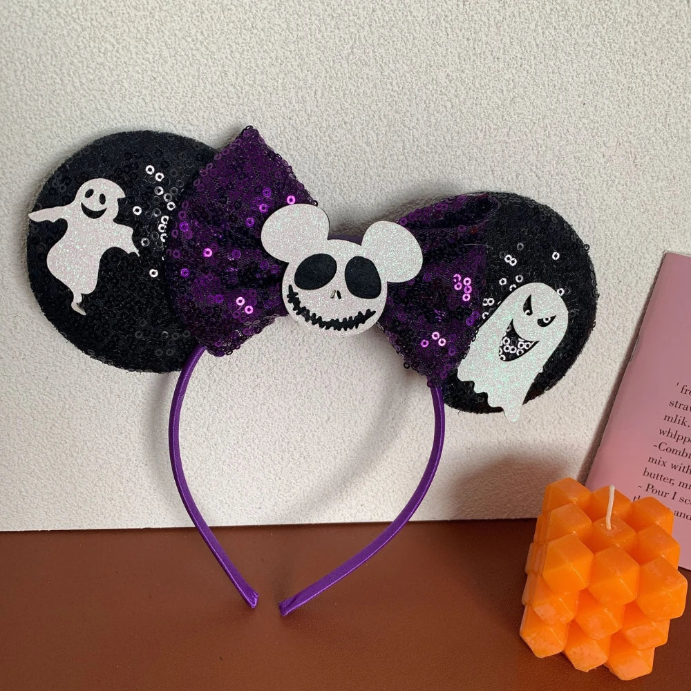 Glitter Mini Witch Hat Headband - 5 Inch Sparkly Halloween Party Accessory