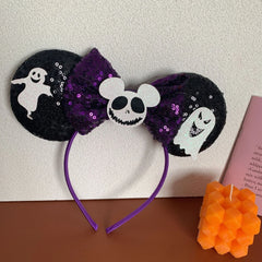 Glitter Mini Witch Hat Headband - 5 Inch Sparkly Halloween Party Accessory