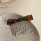 Acetate bow hair comb - View 10 | TEVQA