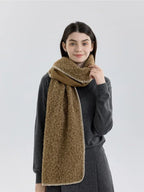 Bouclé wool blend scarf - View 6 | TEVQA