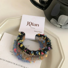 Textured Bouclé Elastic Hair Ties (2 or 3-Pack Sets) - TEVQA