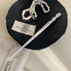 French Design Twist Acetate Hair Stick (6.9 Inch) - TEVQA