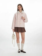 Quilted Star Puffer Jacket - View 6 | TEVQA