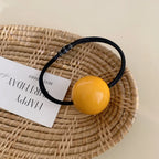 Large Glossy Sphere Charm Hair Tie - View 10 | TEVQA