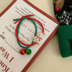 Festive Christmas Charm Hair Tie with Jingle Bells - View 9 | TEVQA