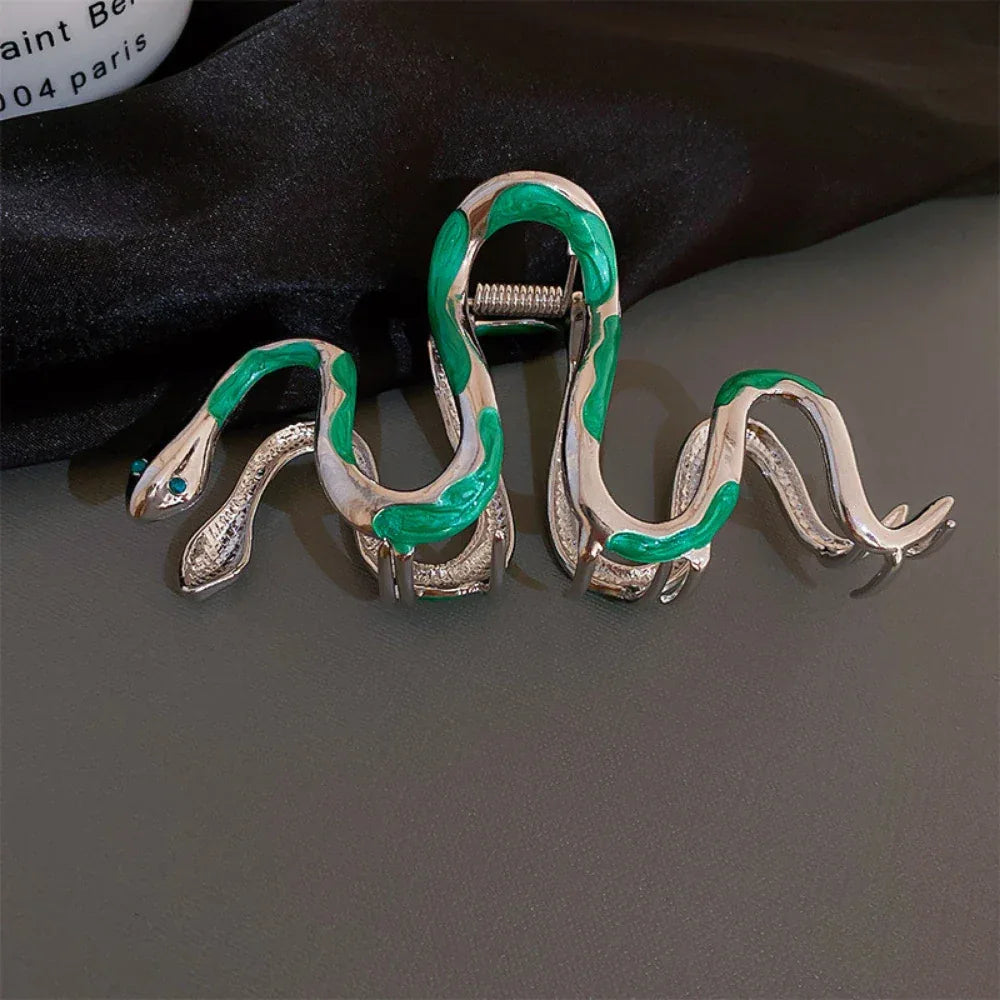 Large Serpent Hair Claw Clip - View 6 | TEVQA