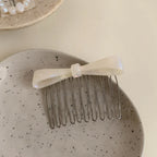 Acetate bow hair comb - View 7 | TEVQA