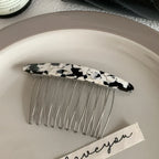 Curved acetate French hair comb - View 9 | TEVQA