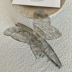 Large Butterfly Acetate Hair Claw Clip - View 8 | TEVQA