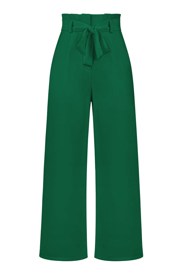 All-Matching Belted Wide-Leg Trouser | Dress In Beauty