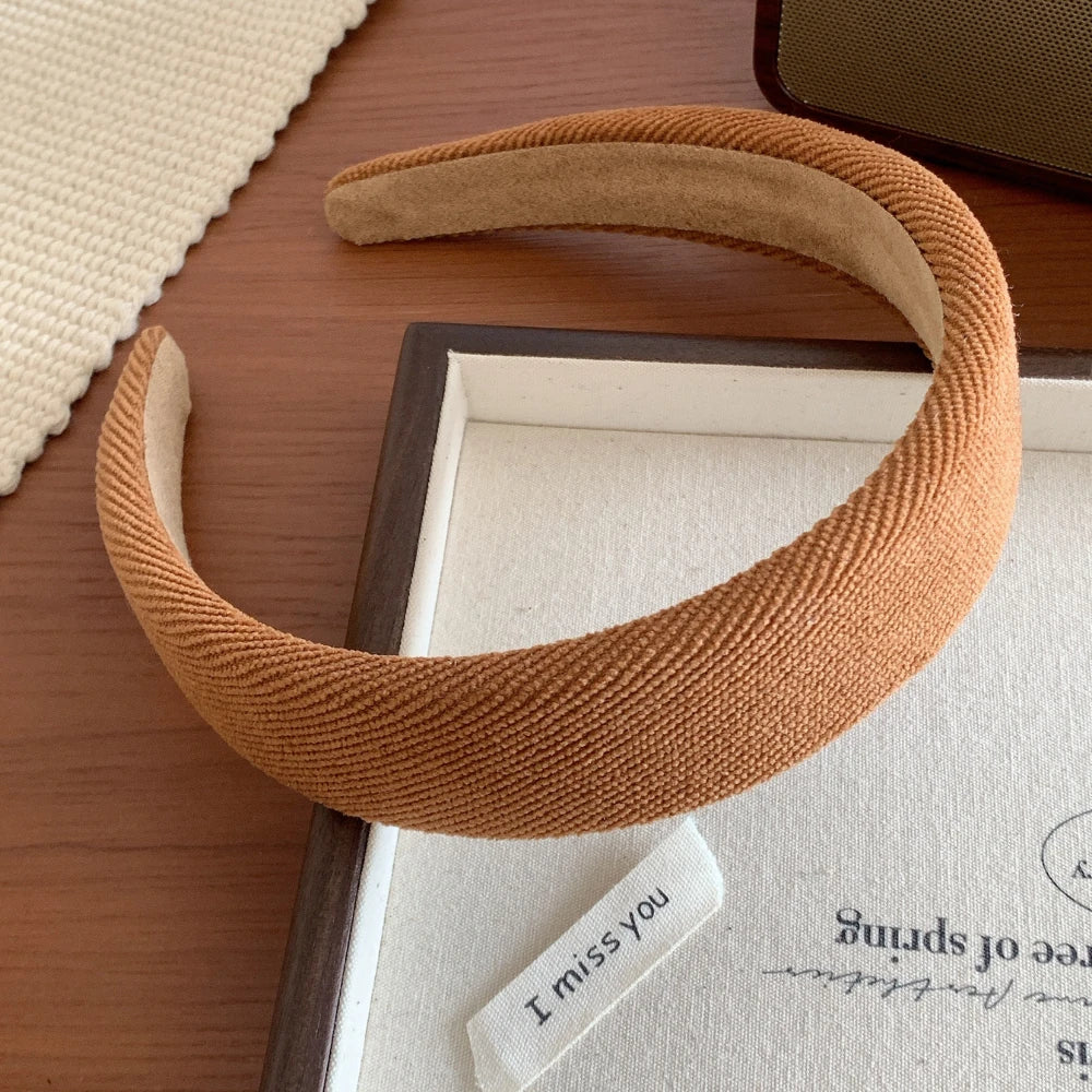 The Autumn Padded Headband Collection - 0.8 Inch Earthy Tone Styles