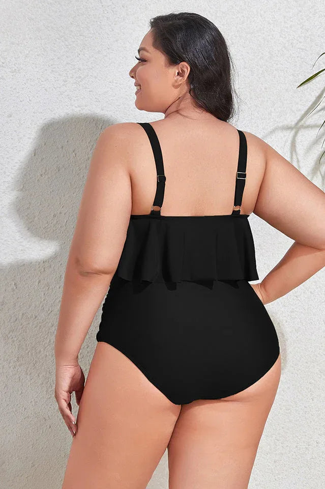 Floral High Waist Bikini Set - View 23 | TEVQA