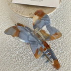 Large Butterfly Acetate Hair Claw Clip - View 7 | TEVQA