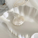 Seashell Rhinestone Hair Claw Clip - View 8 | TEVQA