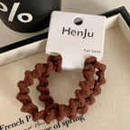 Soft knit spiral hair tie - View 10 | TEVQA