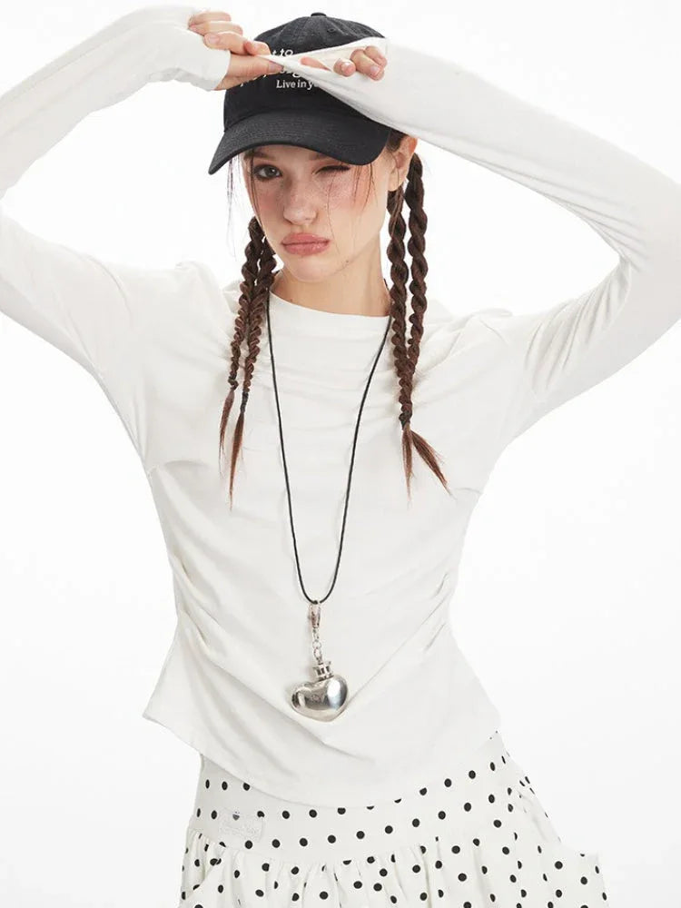 Long Sleeve Crewneck Tee - View 11 | TEVQA