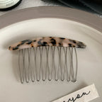 Curved acetate French hair comb - View 8 | TEVQA